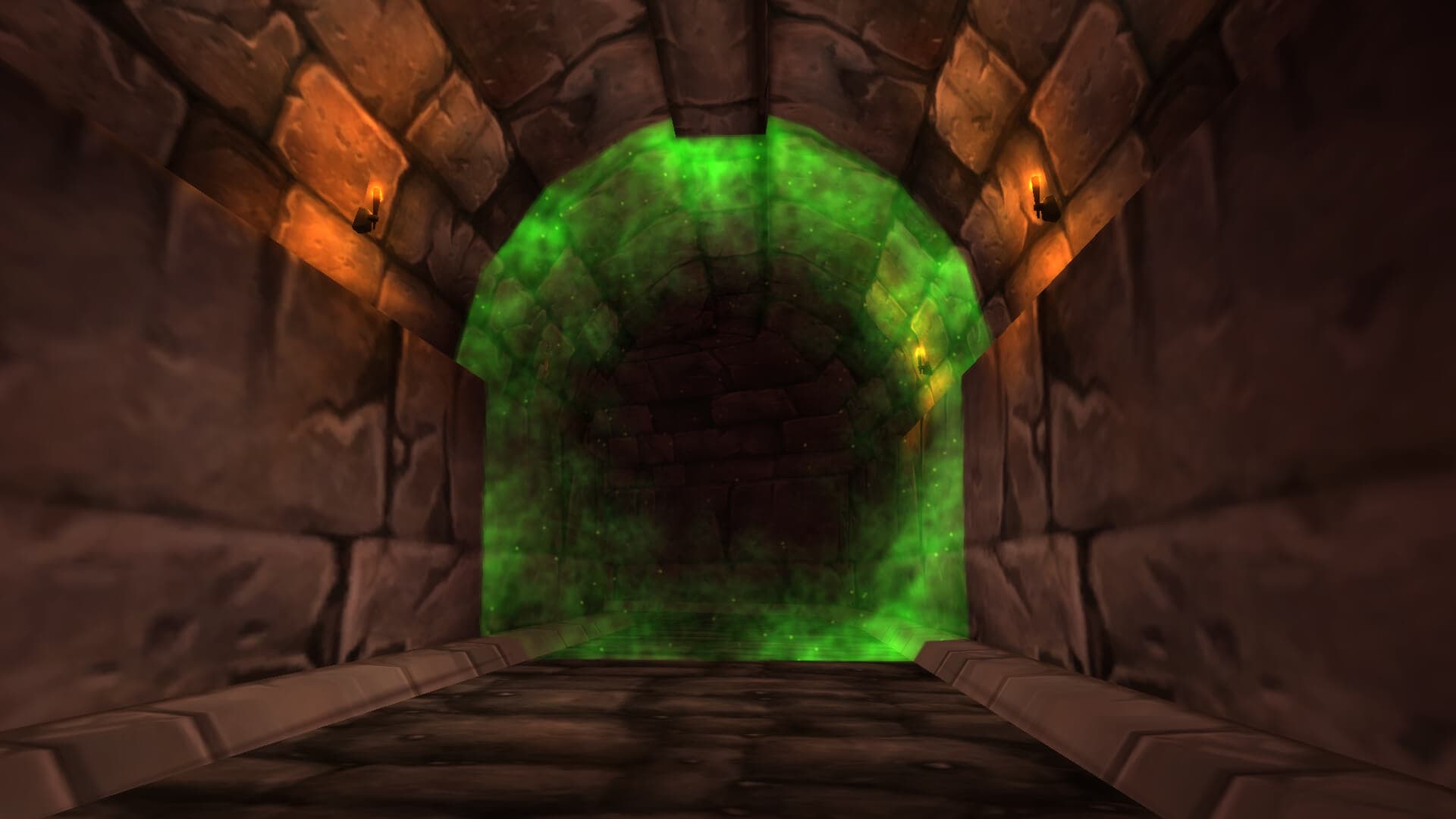 entrance portal to a dungeon in world of warcraft